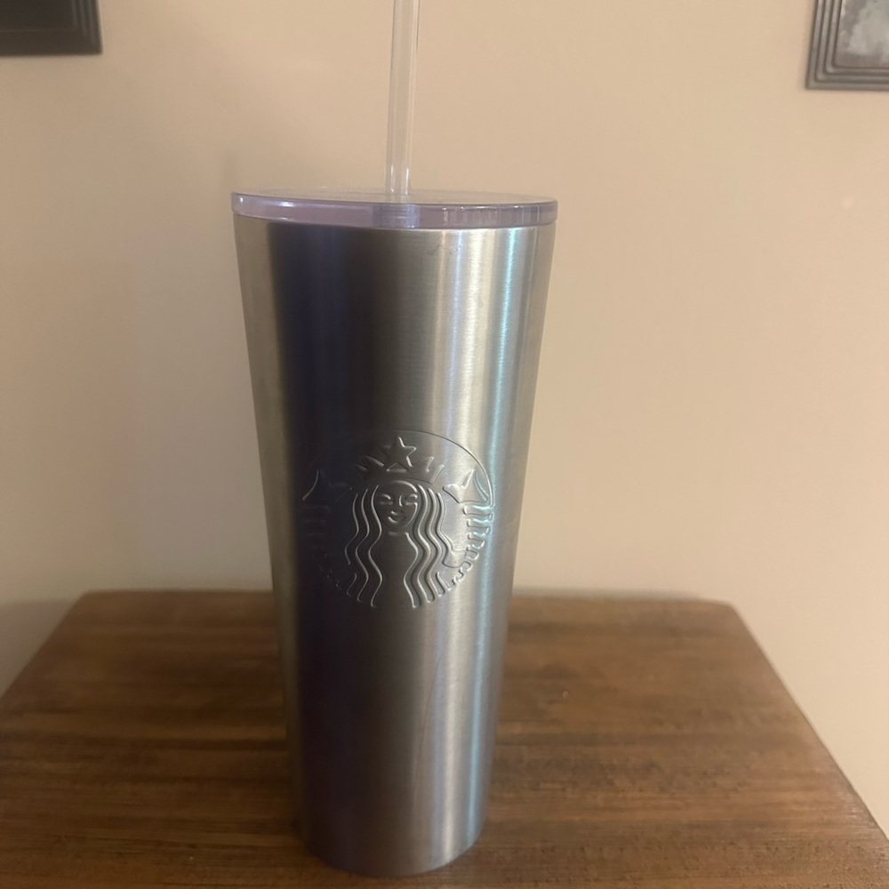 Starbucks Stainless Steel Tumbler w/ Straw